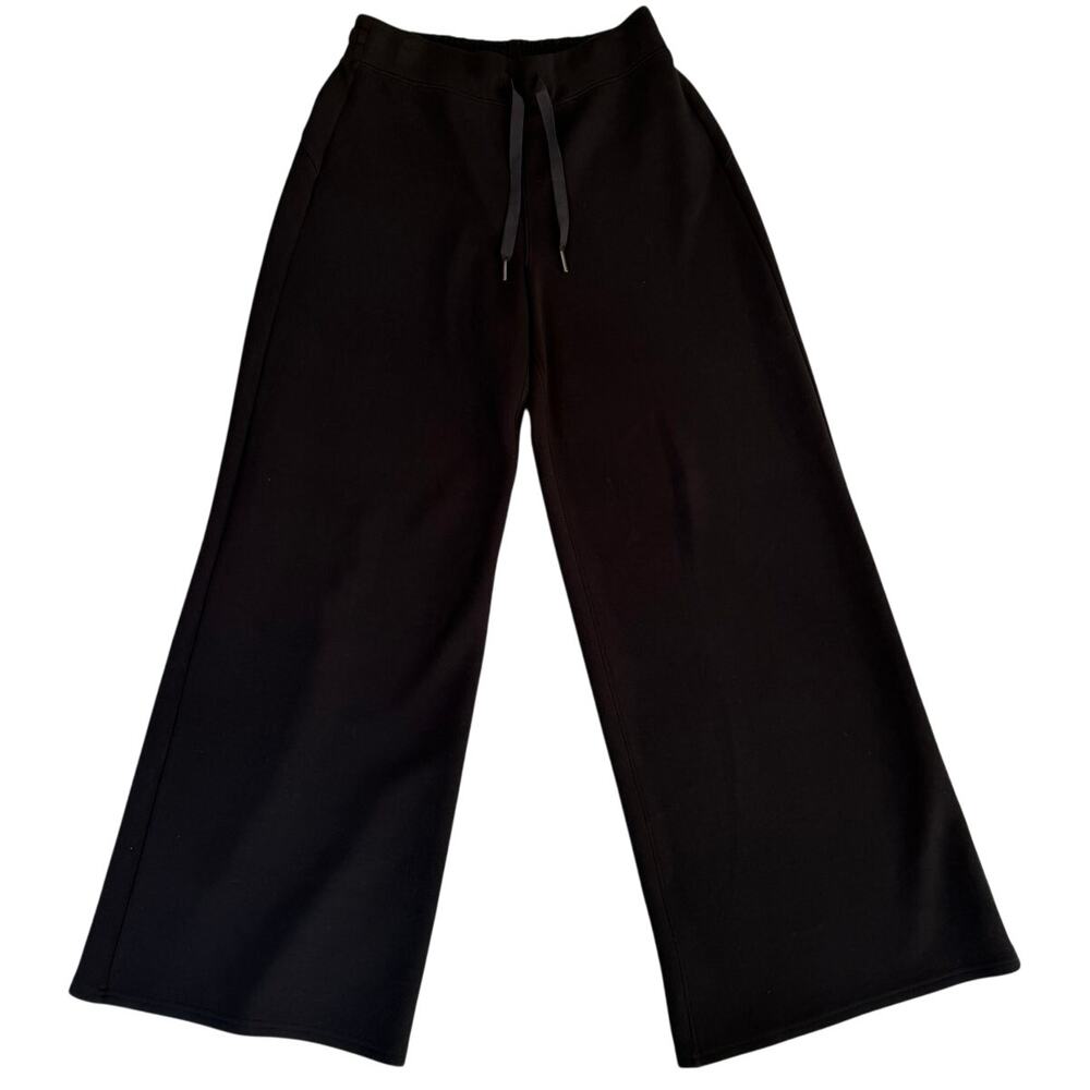 Spanx AirEssentials Black Wide-Leg Pants Size Med
